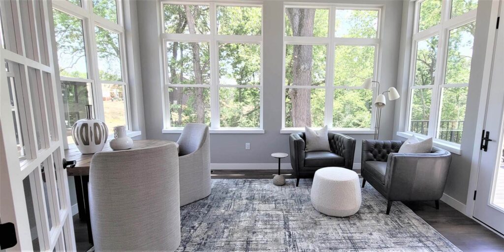 Timeless Transitional Sunroom