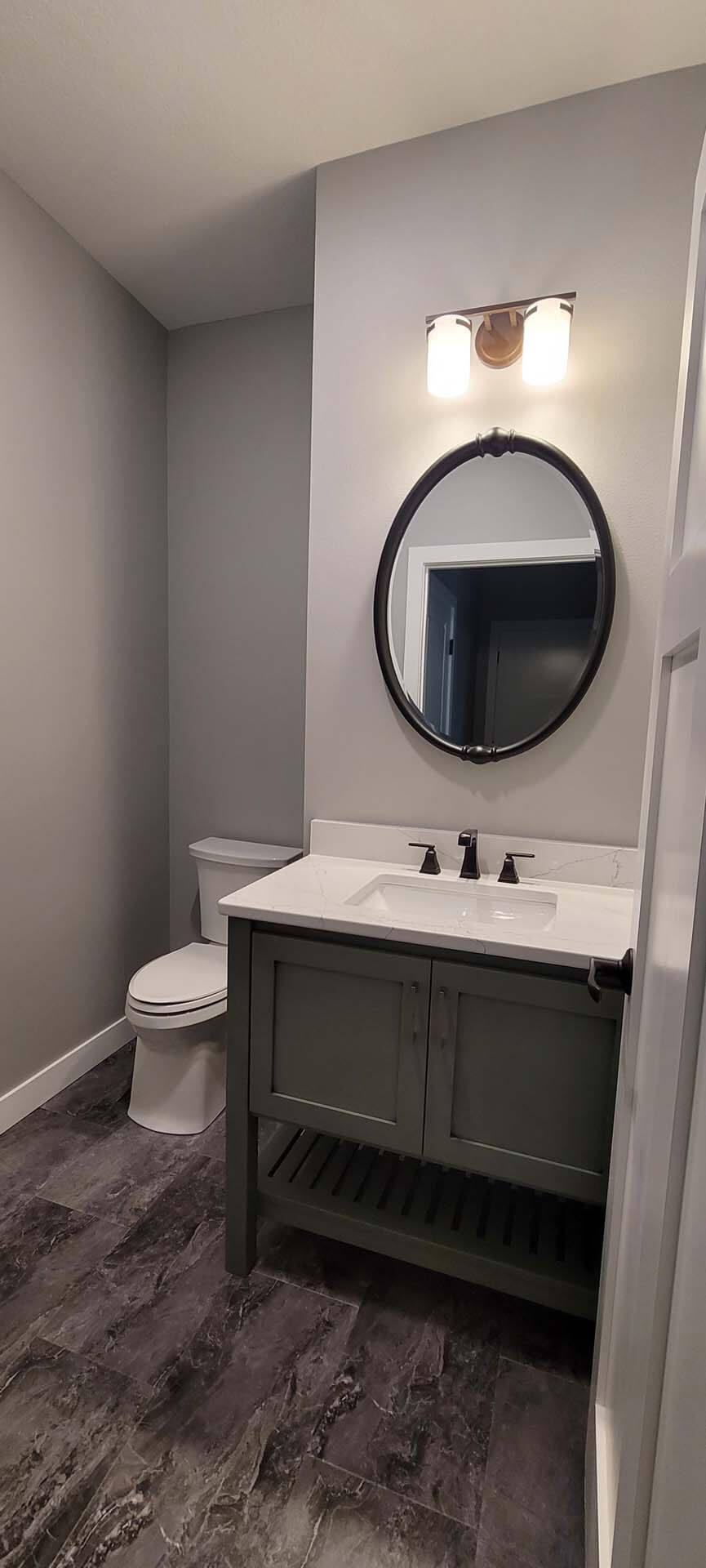 Timeless Transitional Half Bathroom