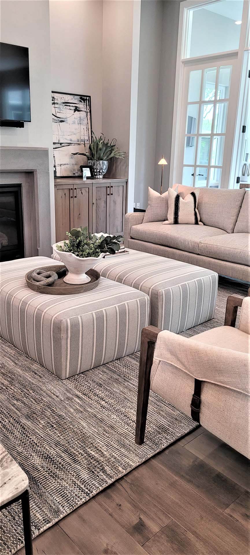 Timeless Transitional Ottoman Seating