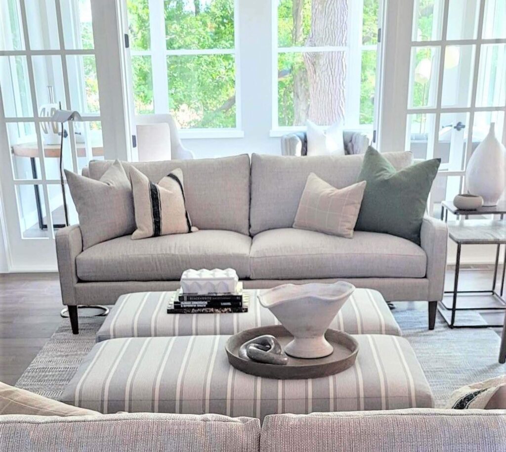 Timeless Transitional Sofa