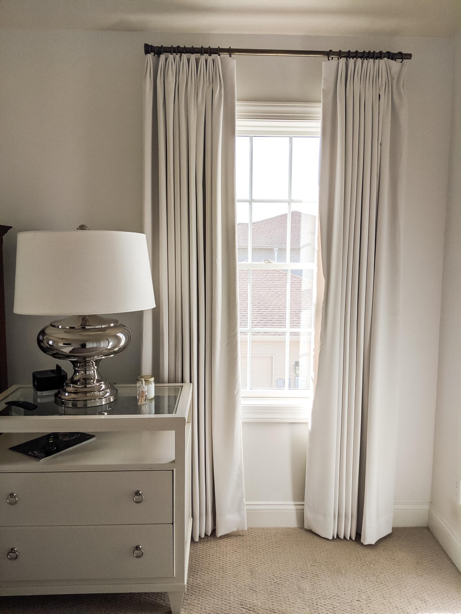 dwell white curtains