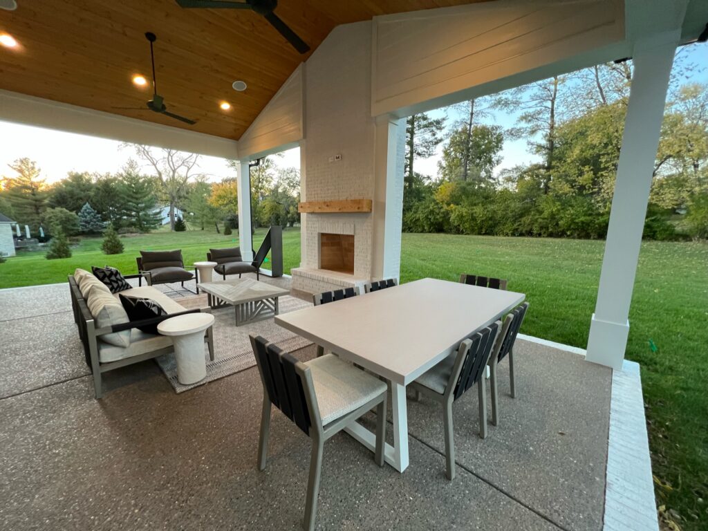 Hockey Players Retreat Outdoor Living Area