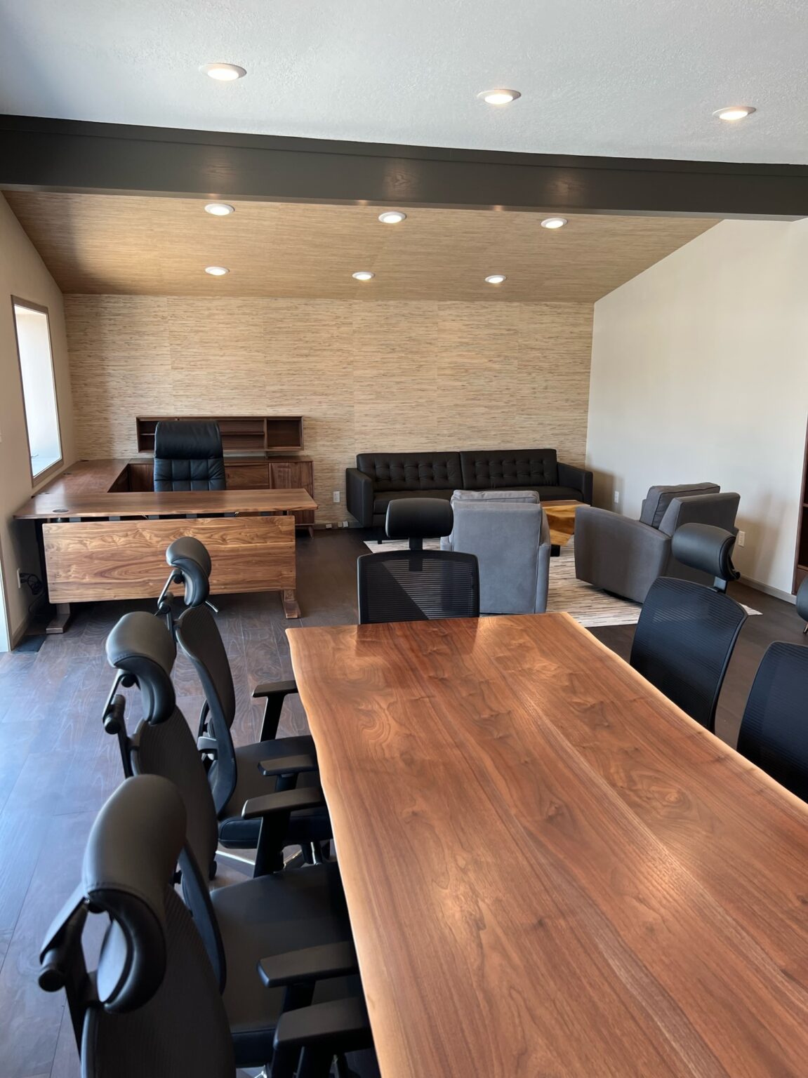 Executive Office Remodel and Furnishings Dwell Home Furnishings and