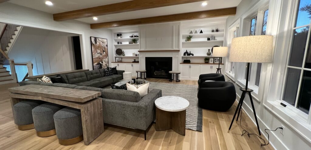Hockey Players Retreat Living Room Furnishings Interior Design