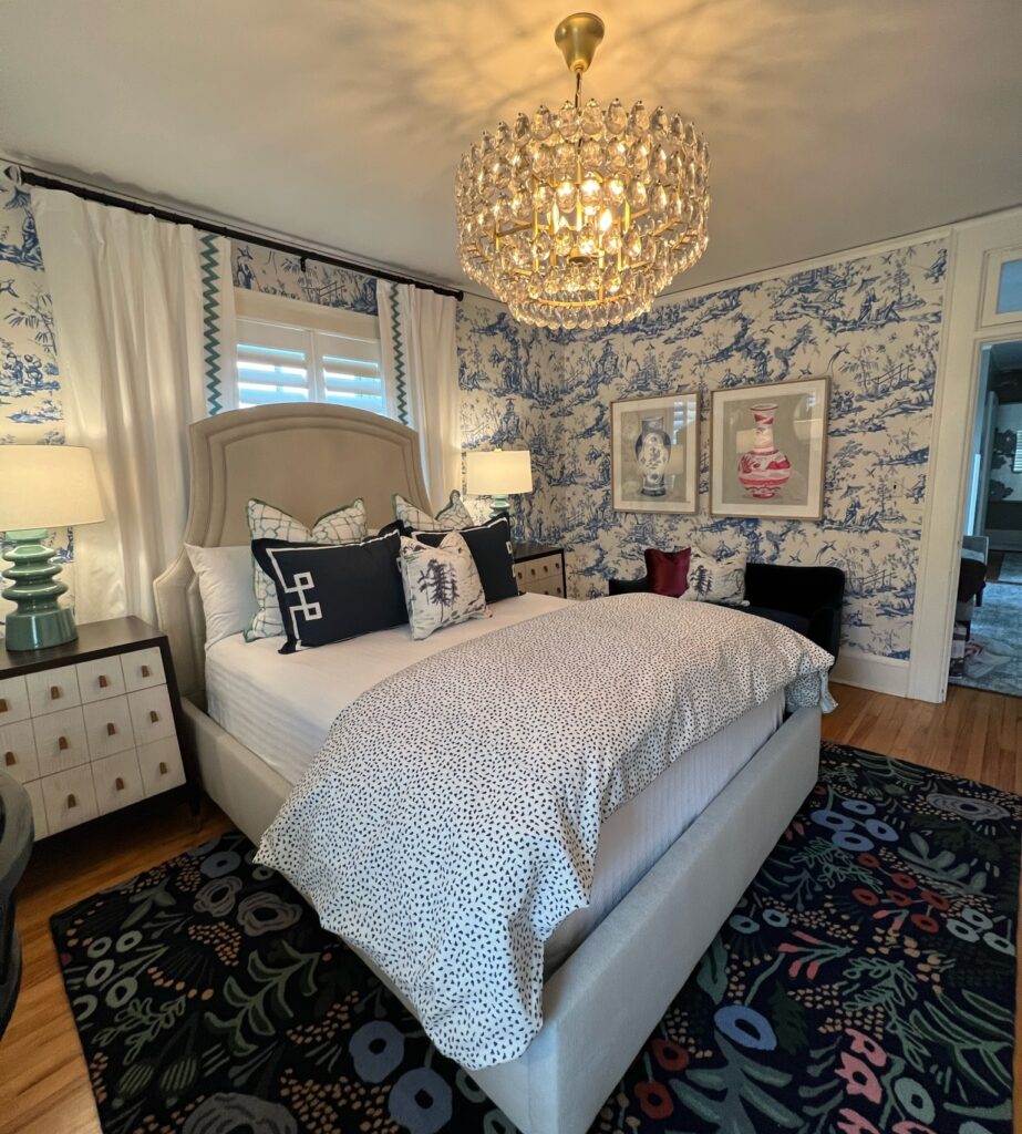 Preppy Guest Suite Interior Design