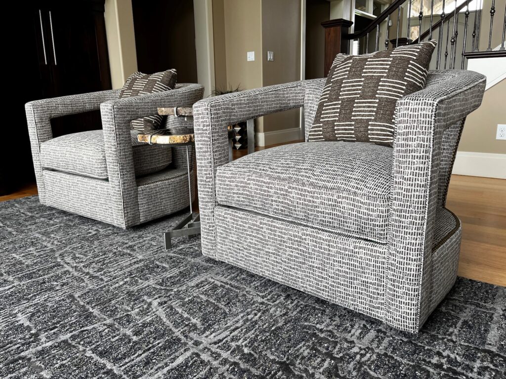 Transitional Luxe Cohesive Living Room Armchairs