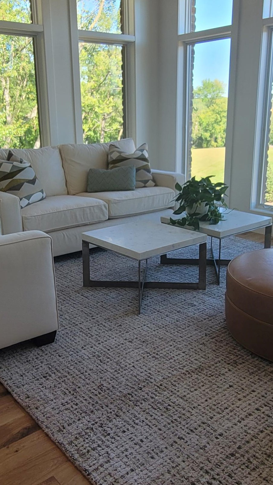 Charming Transitional Marble Coffee Tables