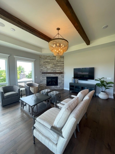 Eclectic Transitional Upstairs Living Area