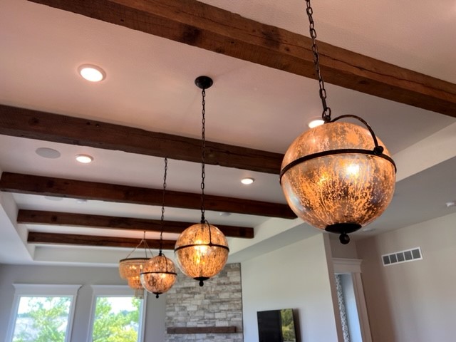 Eclectic Transitional Kitchen Pendant Lighting