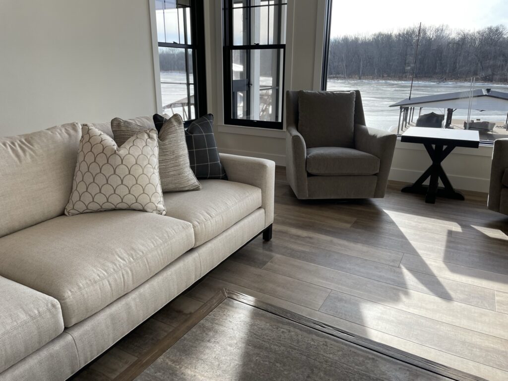 Riverfront Modern Farmhouse Living Room