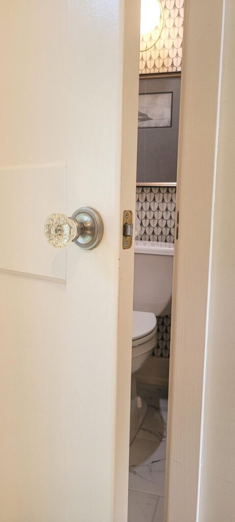 luxury lifestyle bathroom vintage doorknob