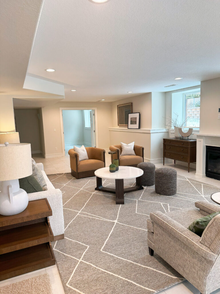 lower level furnishings