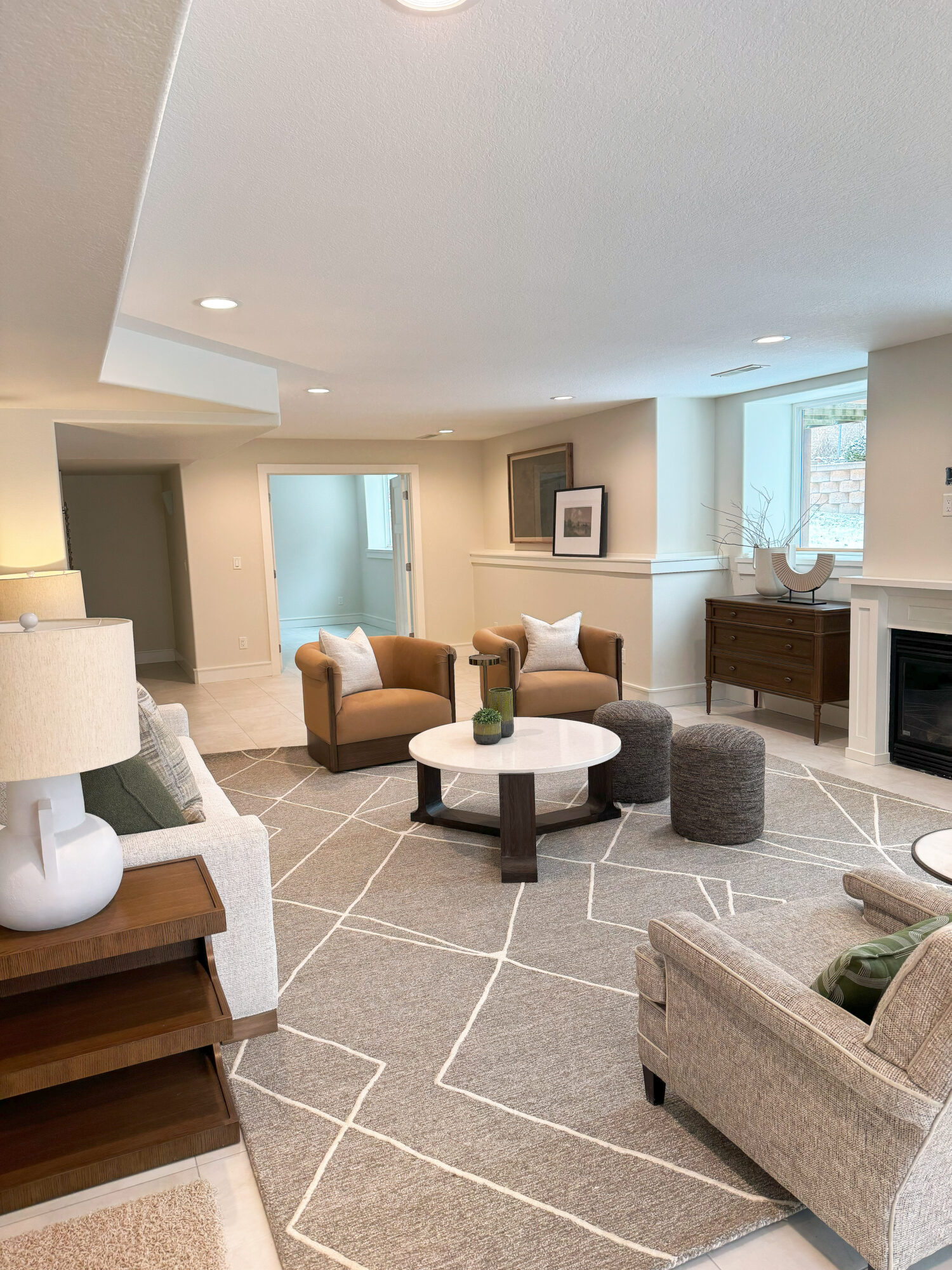 lower level furnishings
