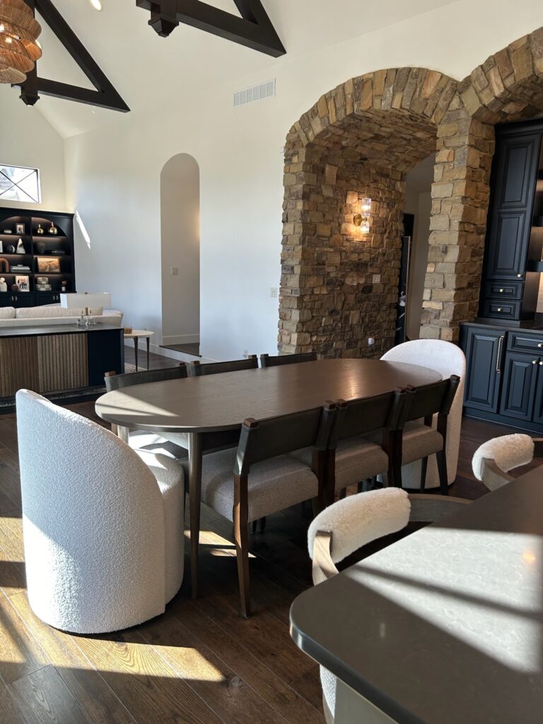 Sophisticated Living dining room