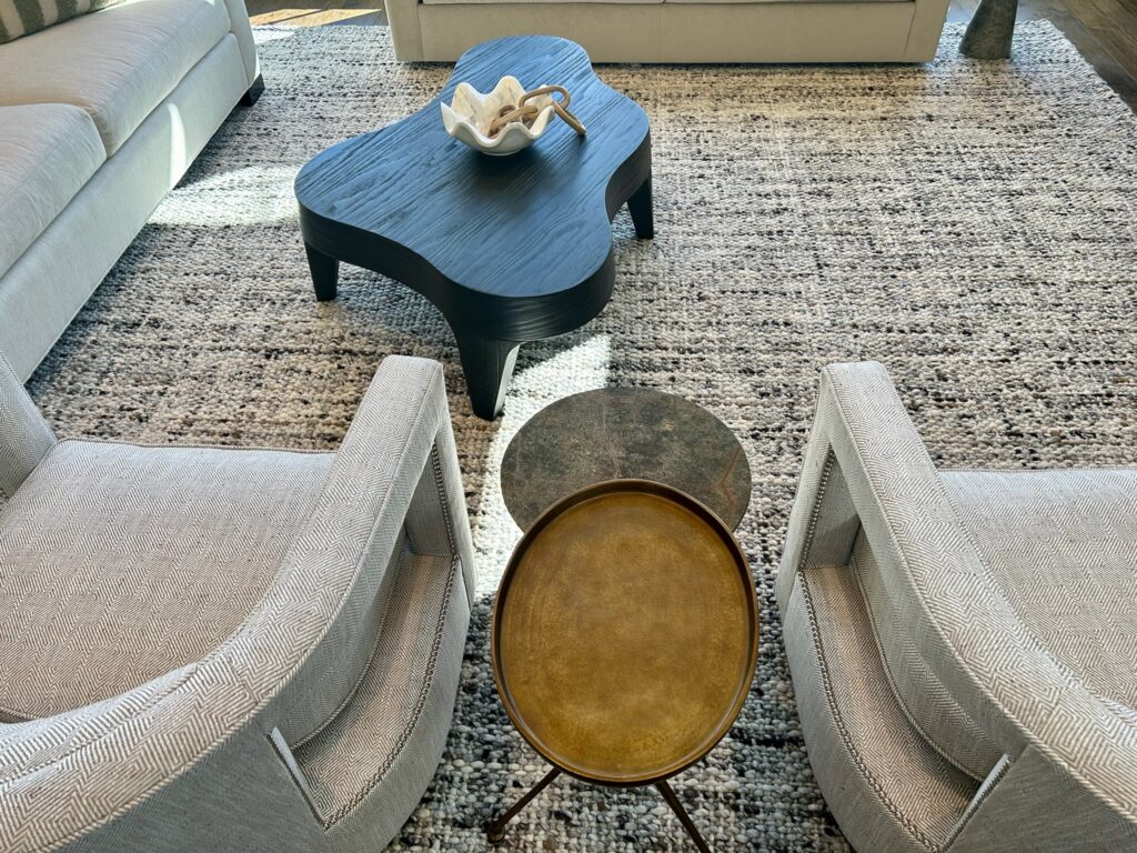 Sophisticated Living end tables arm chairs