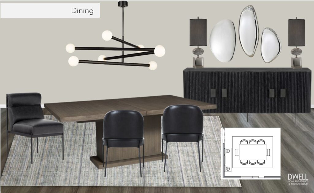 sculpted dining design board