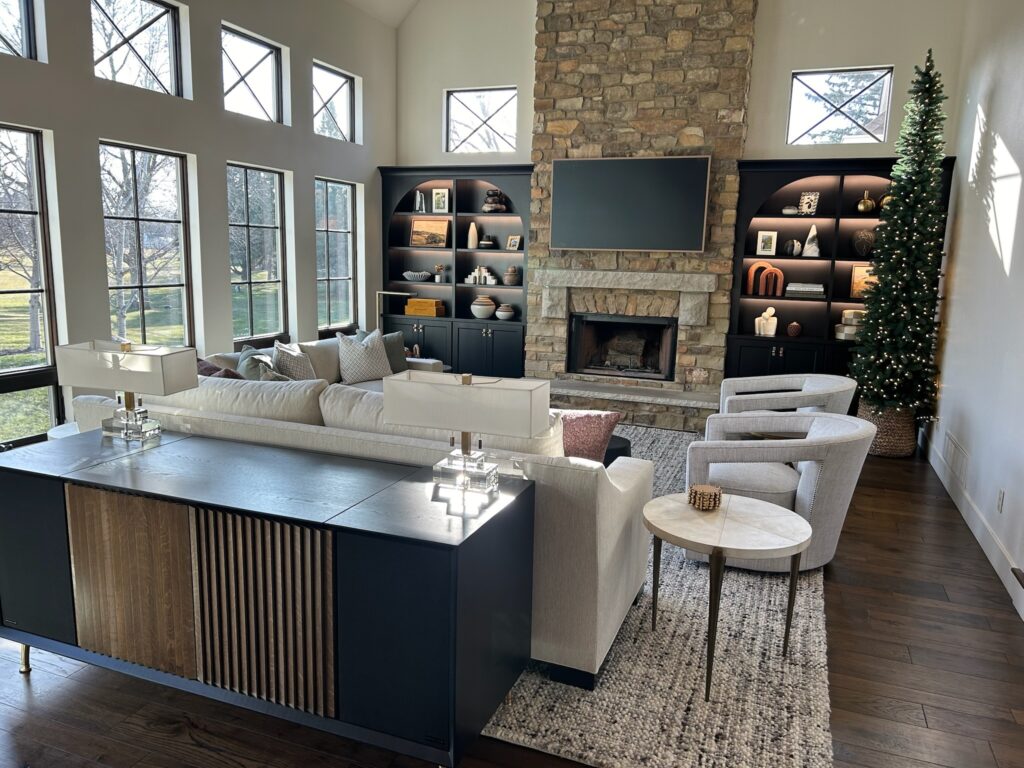 sophisticated living interior design