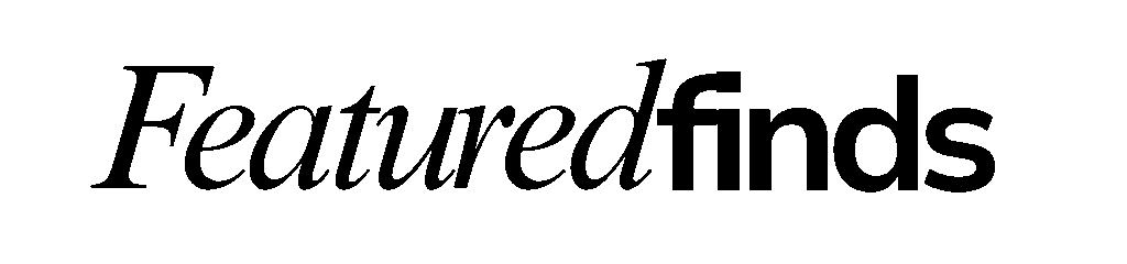 featured finds black logo